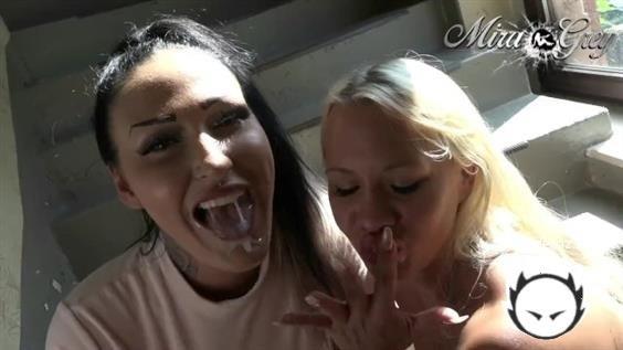Mira-Grey - Public At The Station! German Girls Fucked, Caught By The Neighbor! (2020/PornhubPremium.com/HD)