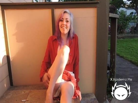 Amateurs - Teen Slut With Pink Hair Giving Jerk Off Instructions Outdoors (2020/LoveHomePorn.com/SD)