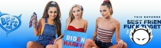 Sia Lust, Nola Exico, Kyler Quinn - Campaigning Hard (2020/BFFS.com/TeamSkeet.com/SD)