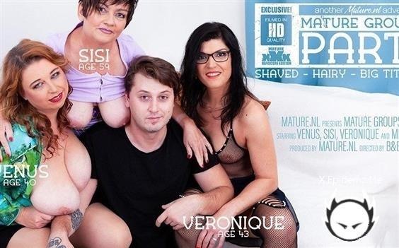 Mick Larsen - A Mature Groupsex Party With Big Breasted Venus, Hairy Sisi And Milf Veronique (2022/Mature.com/HD)