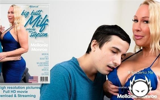 Mellanie Monroe - Big Butt Milf Mellanie Monroe Seducing Her Virgin Stepson (2022/Mature.com/FullHD)