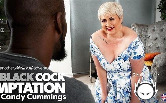 Candy Cummings - Bbc Cougar Sucking That Big Black Cock (2022/Mature.com/HD)