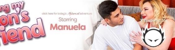 Jim Master - Cougar Manuele Has Steamy Hot Sex With Her Sons Friend On The Couch At Home (2022/Mature.com/FullHD)