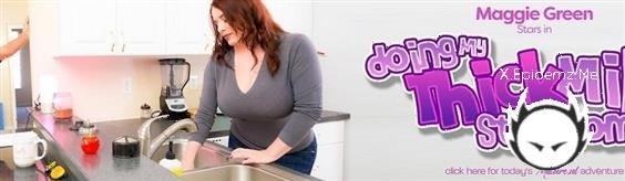 Maggie Green - Big Breasted Thick Milf Does Her Stepson At Home (2022/Mature.com/FullHD)