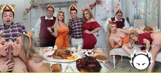 Casca Akashova, Kali Roses - Cuckold Family Thanksgiving (2022/AmateurBoxxx.com/Clips4Sale.com/FullHD)