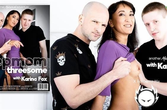 Karina Fox - Hot Stepmom Karina Needs Help From Her Two Stepsons (2022/Mature.com/FullHD)