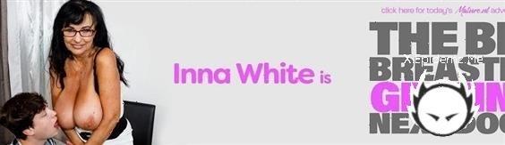 Inna White - Toyboy Gets Seduced By His Big Breasted Granny Neighbour Inna White (2022/Mature.com/FullHD)