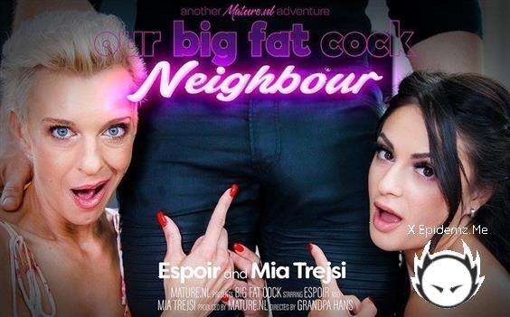 Espoir, Mia Trejsi - Milf Espoir And Stepdaughter Mia Trejsi Seduce The Neighbour Into A Threesome (2022/Mature.com/FullHD)