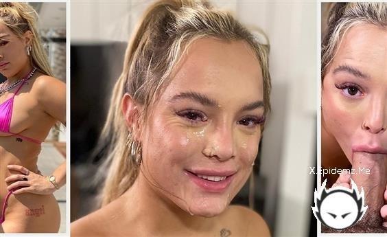 Mimi Monet - Painting Mimi White (2022/BJRaw.com/HD)