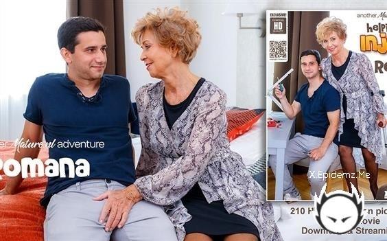 Morthes - Injured Granny Romana Needs Help From Her Pussy Loving Horny Toyboy (2022/Mature.com/FullHD)