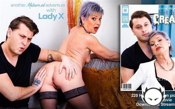 Lady X - Young Guy Fucks Hot Small Breasted Grandma Lady X And Gives Her A Creampie (2022/Mature.com/FullHD)