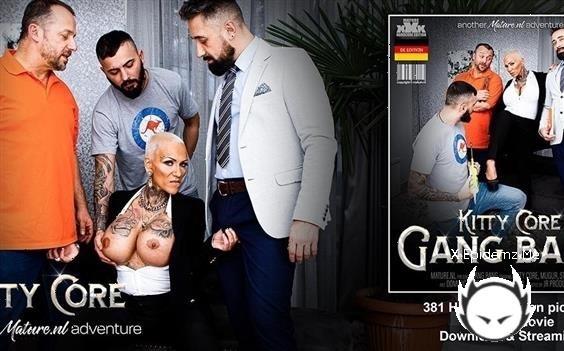 Dominic Ross - Three Strapping Guys Fuck Milf Kitty Core Until They All Come On Her Big Tits (2022/Mature.com/FullHD)