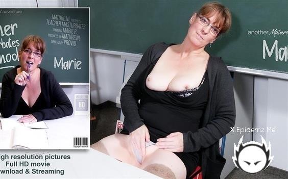 Marie R - Schoolteacher Marie Is A Mature Nympho That Loves To Masturbate In Class (2022/Mature.com/FullHD)