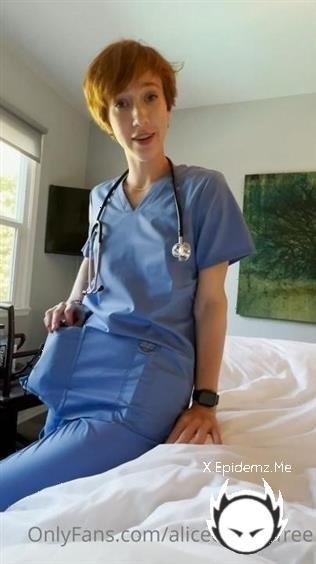 Aliceoncam - Cumming Inside Nurse Alice (2022/Onlyfans.com/SD)