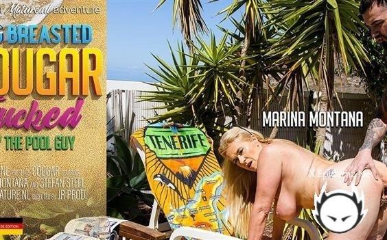 Marina Montana - Big Breasted Cougar Marina Montana Gets Fucked At The Poolside Under The Hot Sun (2023/Mature.com/FullHD)