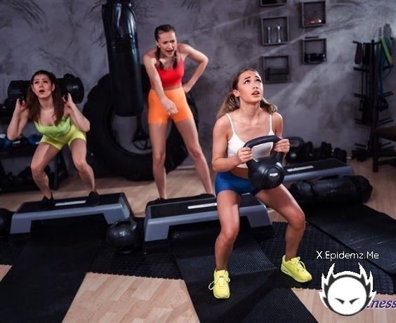 Stacy Cruz, Sereyna Gomez, Rika Fane - Three Way Lesbian Tongue Workout (2023/FitnessRooms.com/SexyHub.com/FullHD)