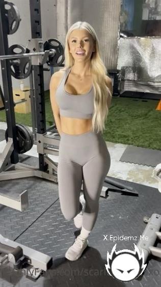 ScarlettkissesXO - My Personal Trainer Fucked Me (2023/Onlyfans.com/SD)