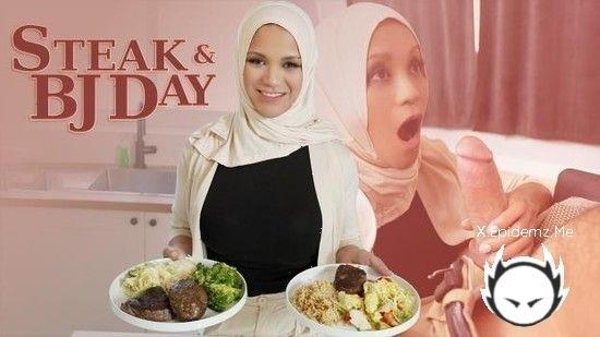 Jazmine Cruz - Steak And Blowjob Day (2023/HijabMylfs.com/SD)