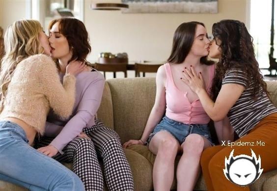 Aiden Ashley, Victoria Voxxx, Hazel Moore, Siri Dahl - Family And Sitters, Reunited! (2023/MommysGirl.com/AdultTime.com/FullHD)