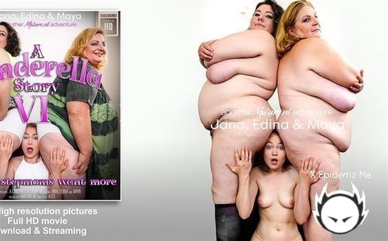 Edina - Evil Stepmoms Jana And Edina Are Back To Get Their Stepdaughter Maya Between Their Big Legs (2023/Mature.com/FullHD)