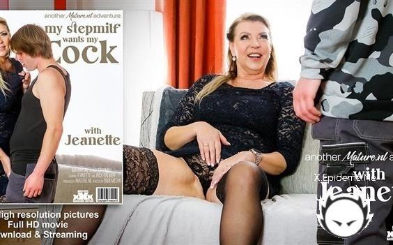 Jeanette - Horny Toyboy Gets Fucked By His Hot Naughty Stepmilf Jeanette On The Couch (2023/Mature.com/FullHD)