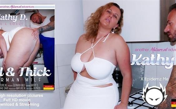 Kathy D - Thick German Milf Kathy D. Has A Big Ass And Tits She Uses To Seduce The Handyman Into Sex At Home (2023/Mature.com/FullHD)