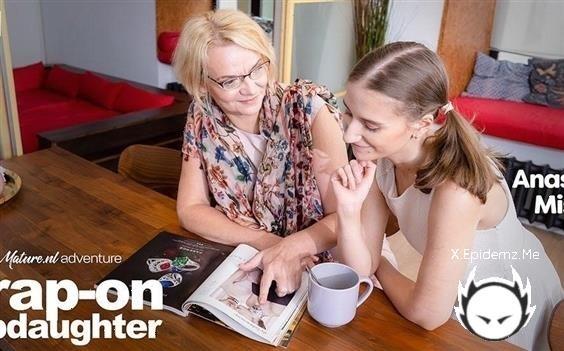 Anastasia Mistress - Curvy Cougar Fucked By Her Stepdaughter With A Strap-On Dildo (2023/Mature.com/FullHD)