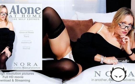 Nora - German Masturbating Milf Nora Loves To Play With Her Wet Pussy When Shes Alone (2023/Mature.com/FullHD)