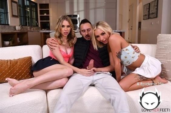 Anya Olsen, Chloe Temple - Sharing Is Caring (2023/LoveHerFeet.com/HD)