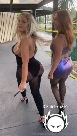 Kayla Jade East, Eden Lux - Public Restroom Threesome With Fleshmechanic19 (2023/OnlyFans.com/SD)