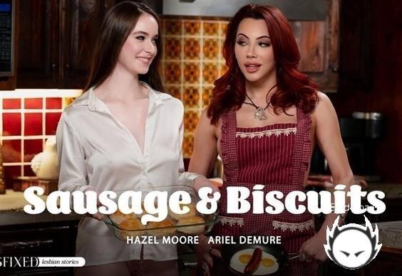 Ariel Demure, Hazel Moore - Ariel Demure And Hazel Moore - Sausage And Biscuits (2024/AdultTime.com/FullHD)