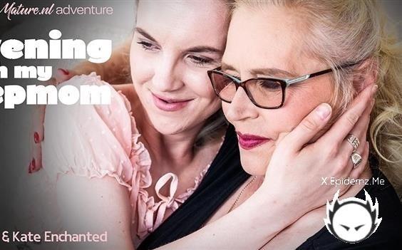 Celeste - Hairy Cougar Celeste Seduces Her Hot Stepdaughter Kate Enchanted For A Pussylicking Good Time (2024/Mature.com/FullHD)