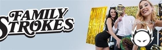 Liz Jordan, Jazmin Luv - Stepdad Saves New Years Eve (2021/FamilyStrokes.com/TeamSkeet.com/HD)