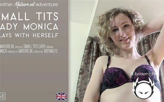 Monica W - British Lady With Small Tits Stuffs A Dildo In Her Pussy And Ass (2024/Mature.com/FullHD)