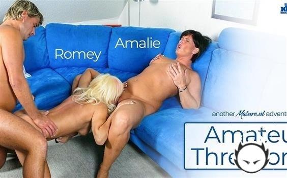 Amalie - Horny German Ladies Sharing One Hard Cock In A Amateur Threesome (2024/Mature.com/FullHD)