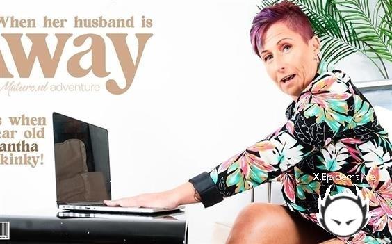 Samantha - Samantha Is A 49 Year Old Mature Nympho When Left Alone She Gets Horny And Starts Masturbating (2024/Mature.com/FullHD)