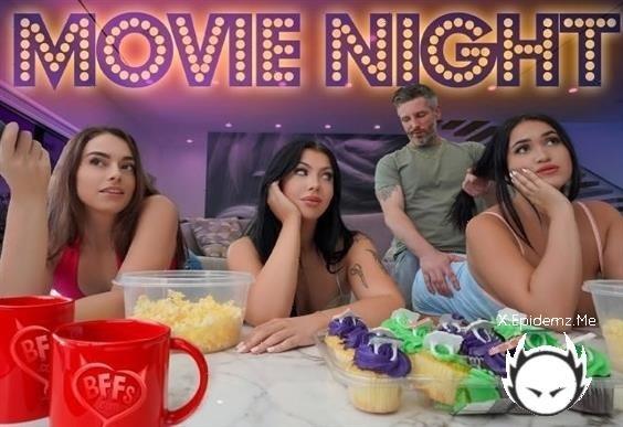 Sophia Burns, Holly Day, Nia Bleu - There Is Nothing Like Movie Night (2024/BFFS.com/TeamSkeet.com/4K)