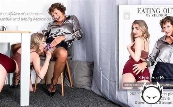 Blonde Gabie - Molly Maracas Gets Her Pussy Eaten Out By Her Stepdaughter Blonde Gabie And Does The Same In Return (2024/Mature.com/FullHD)