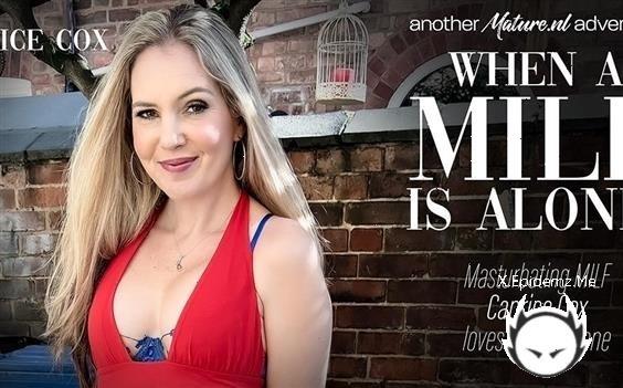 Caprice Coxx - British Milf Caprice Cox Loves To Play With Her Wet Shaved Pussy When Shes Alone And Horny (2024/Mature.com/FullHD)