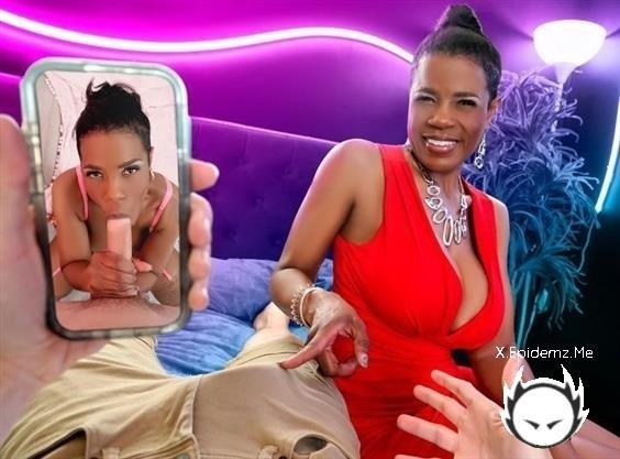 Raven Swallowz - Black Gilf Lets Young Guy Savor Her Sweet Pussy (2024/PervNana.com/MYLF.com/FullHD)