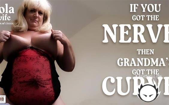 Nicola Hotwife - British, Curvy Grandma Nicola Hotwife Loves To Masturbate At Home In Bed When Shes Alone (2024/Mature.com/FullHD)