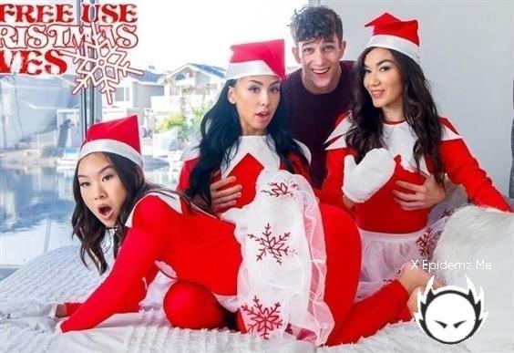 Bianca Bangs, Kimmy Kimm, Sawyer Cassidy - My Free Use Christmas Elves - S28E2 (2024/StepSiblingsCaught.com/Nubiles-Porn.com/SD)