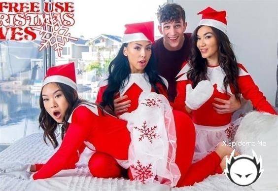 Bianca Bangs, Kimmy Kimm, Sawyer Cassidy - My Free Use Christmas Elves - S28E2 (2024/StepSiblingsCaught.com/Nubiles-Porn.com/HD)