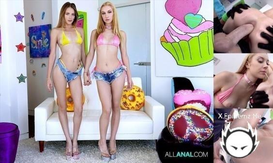 Jazmin Luv, Kyler Quinn - Opening Kylers Ass And Jazmins Throat (2025/AllAnal.com/SD)