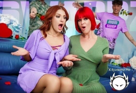 Elise London, Samanthasinz - Sloppy Valentines Day Mom Swap (2025/MomSwap.com/TeamSkeet.com/SD)