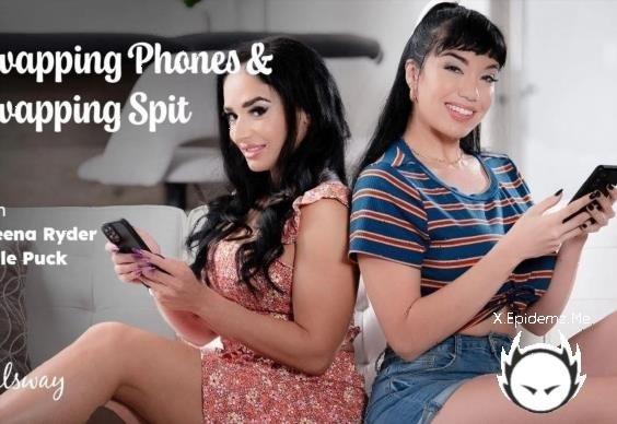 Amateurs - Swapping Phones And Swapping Spit (2025/GirlsWay.com/AdultTime.com/FullHD)