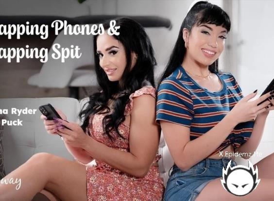 Sheena Ryder, Little Puck - Swapping Phones And Swapping Spit (2025/GirlsWay.com/AdultTime.com/HD)