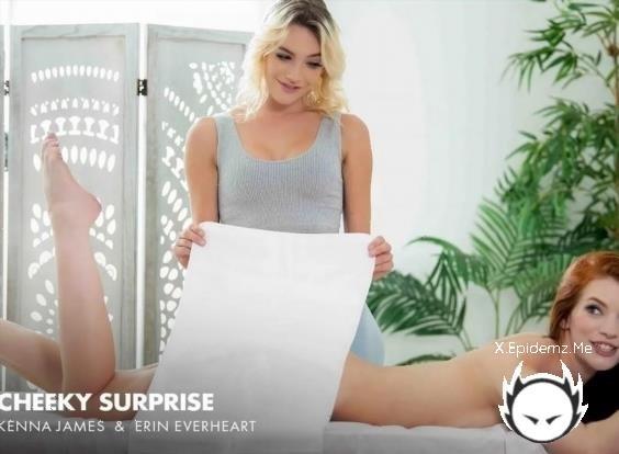 Kenna James, Erin Everheart - Cheeky Surprise (2025/AllGirlMassage.com/FullHD)