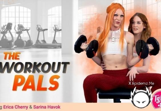 Amateurs - Erica Cherry And Sarina Havok - The Workout Pals Radius Dark, Grooby (2025/Tgirls.com/HD)