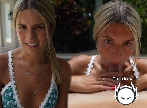 Ambie Bambii - My Teen Stepsister Sucked My Dick In The Pool!! (2025/PornhubPremium.com/OnlyFans.com/FullHD)